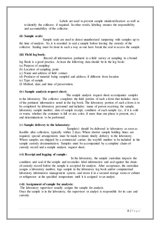 internship report water analysis other words for internship