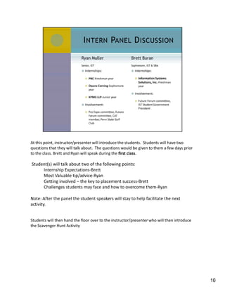 Internships Lesson Plan | PDF