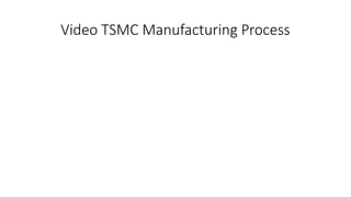 Video TSMC Manufacturing Process
 