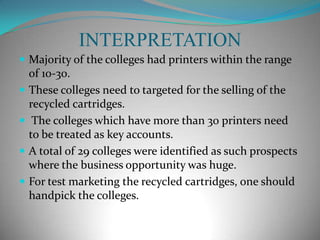 ANALYSIS OF THE NUMBER OF PRINTERS