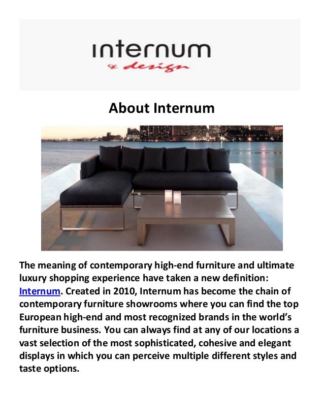 Internum Luxury Furniture Houston