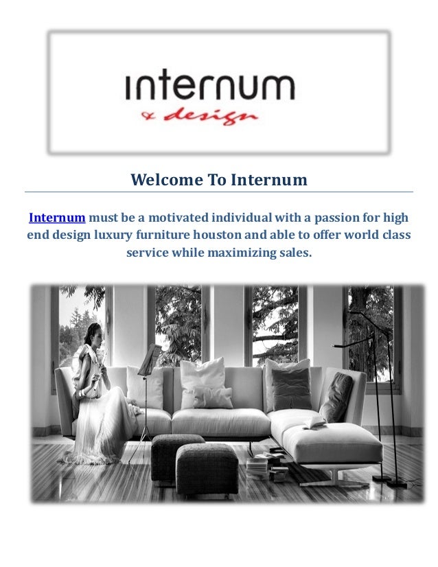 Internum Luxury Furniture In Houston Tx