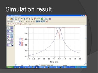study of ttc link and parallel coupled filter design | PPTX
