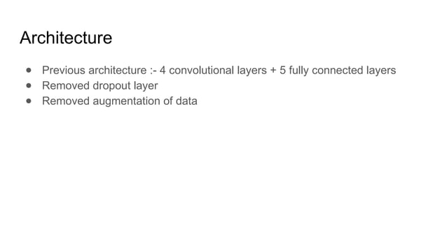 Deep Reinforcement learning in Self Driving cars | PPT