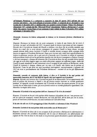 Atti Parlamentari                         —   64   —                      Camera dei Deputati
              XVI LEGISLATURA   —   DISEGNI DI LEGGE E RELAZIONI   —   DOCUMENTI
 