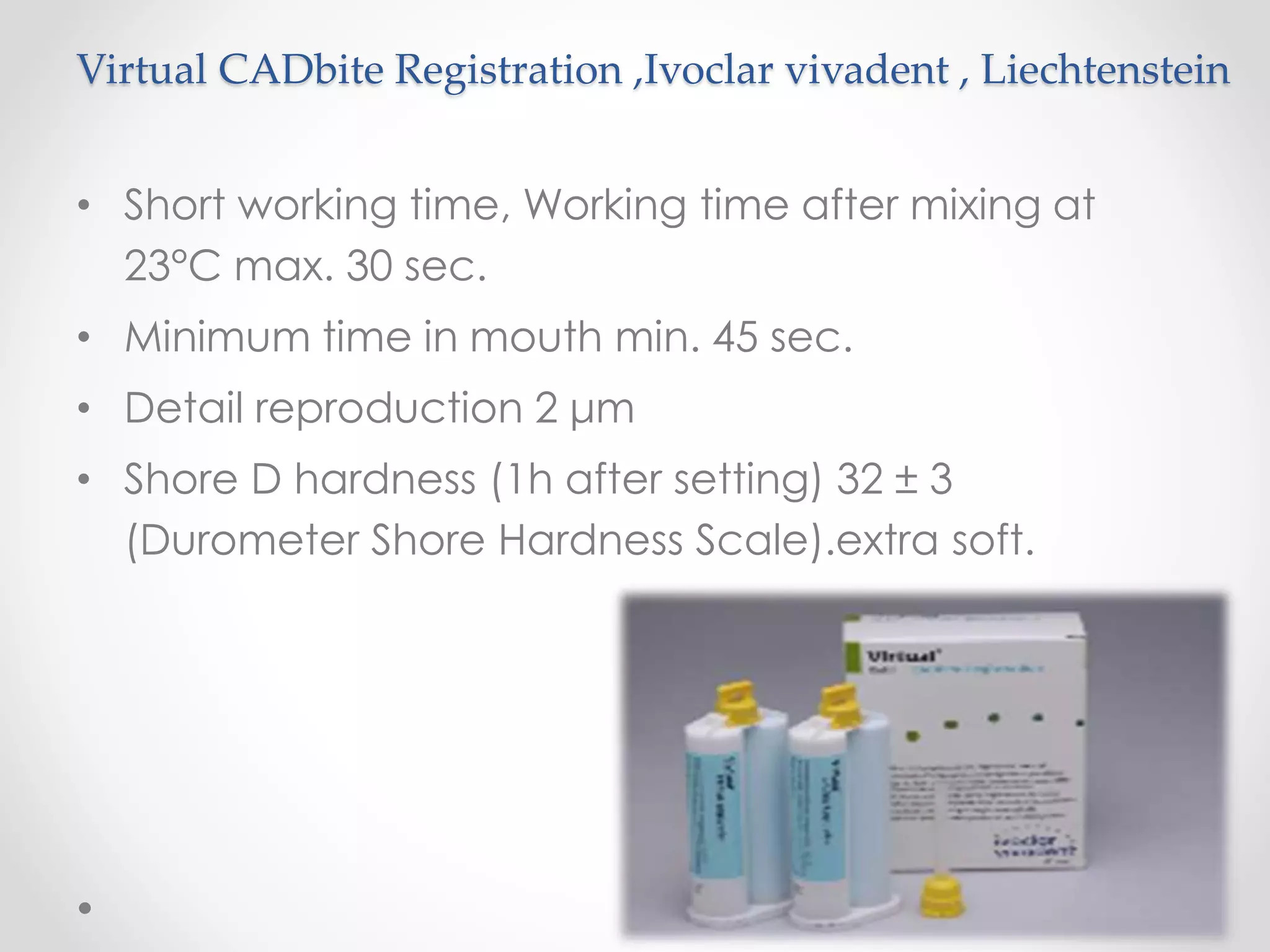 bite registration for fixed Prosthodontic restoration PPT