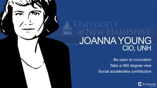 ©2014 Extreme Networks, Inc. All rights reserved.
CIO, COLORADO
KRISTIN RUSSEL
Control is an illusion
Collaborate to co-create value
Innovation is closest to the frontline
 