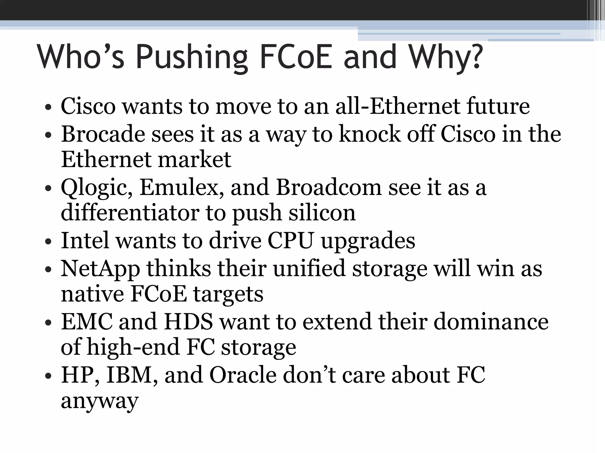 The Many Faces of SCSI“SCSI”SASiSCSI“FC”FCoE