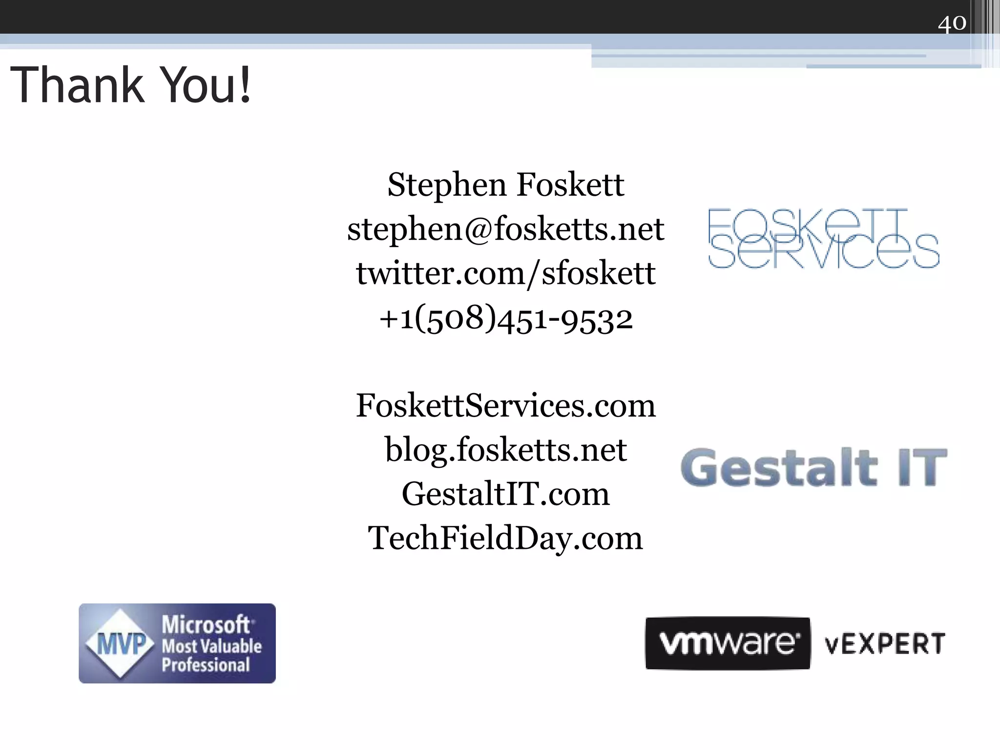 Why Go FCoE?Large FC install base/investmentStorage arrays and switchesManagement tools and skillsAllows for incremental adoptionFCoE as an edge protocol promises to reduce connectivity costsEnd-to-end FCoE would be implemented laterI/O consolidation and virtualization capabilitiesMany DCB technologies map to the needs of server virtualization architecturesAlso leverages Ethernet infrastructure and skills