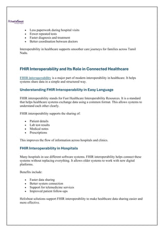 Interoperability in Healthcare: Connecting Systems for Better Patient ...