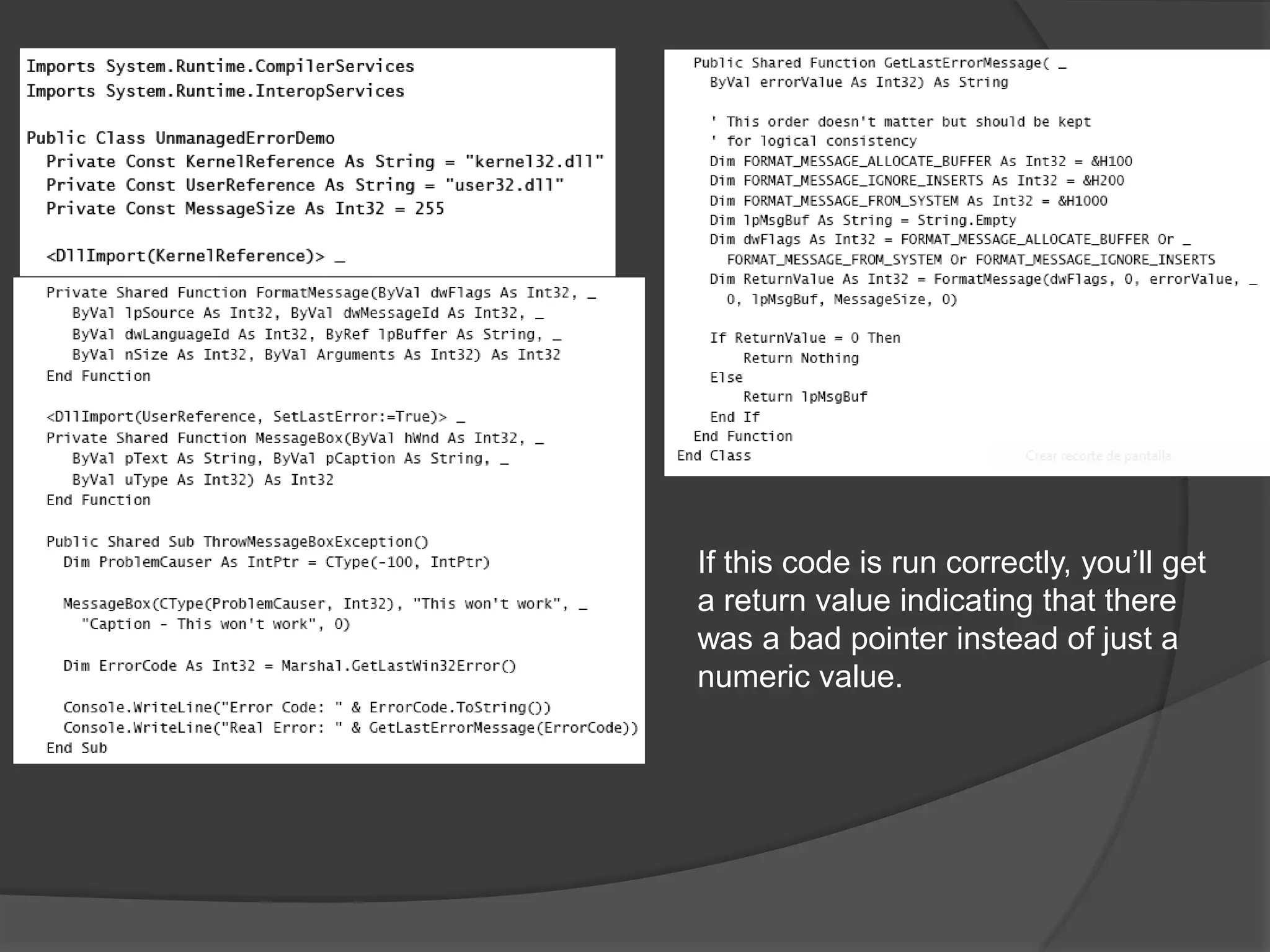 MarshlingstructuresLayout.ExplicitTwothingsmustbe done:The LayoutKind enumeration needs to be set to Explicit.The offset in bytes must be specified for each field.Other than these differences, using either approach is virtually indistinguishable from usingSequentiallayouts.