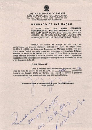 Roberto Requião interpela judicialmente Orlando Pessuti