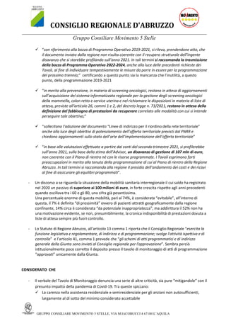 CONSIGLIO REGIONALE D’ABRUZZO
_________________________________________________________________________________
Gruppo Con...
