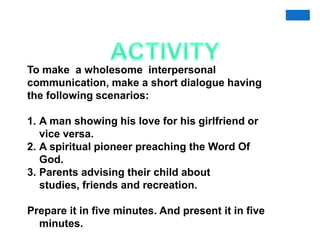 INTERACTIONsubstantive part 