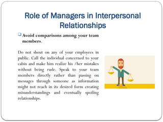 interpersonal communication of the area ns | PPTX