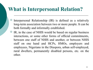interpersonal-relationship-by slideshare | PPTX