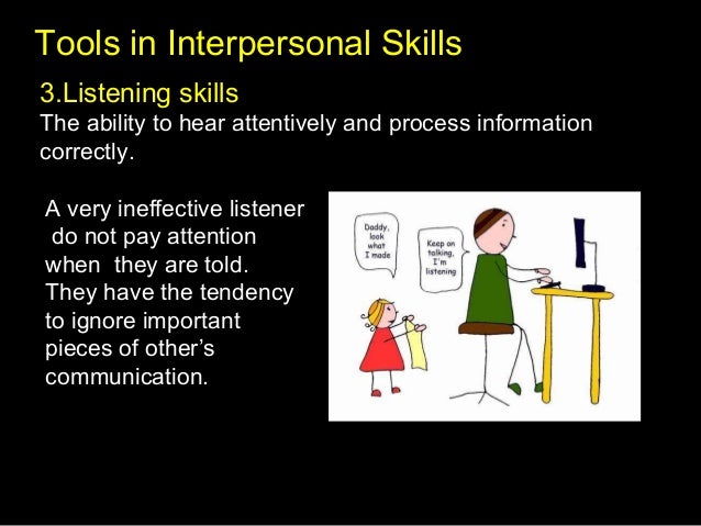 excellent communication and interpersonal skills