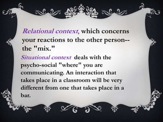 Interpersonal communication (final) | PPT