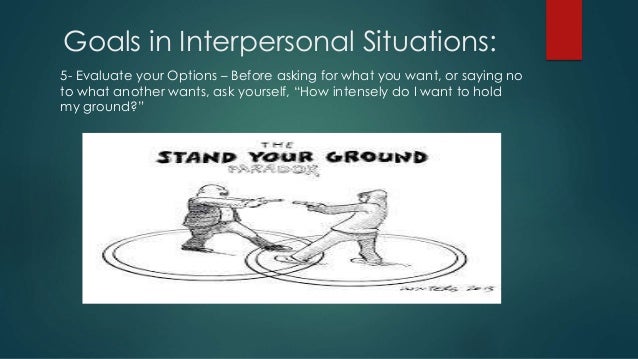 interpersonal effectiveness r interpersonal goals