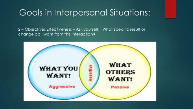 interpersonal effectiveness r interpersonal goals