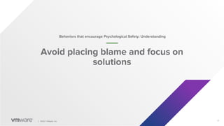 Interpersonal feedback talk and workshop