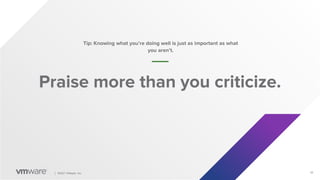 Interpersonal feedback talk and workshop