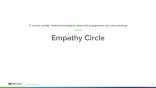 Interpersonal feedback talk and workshop