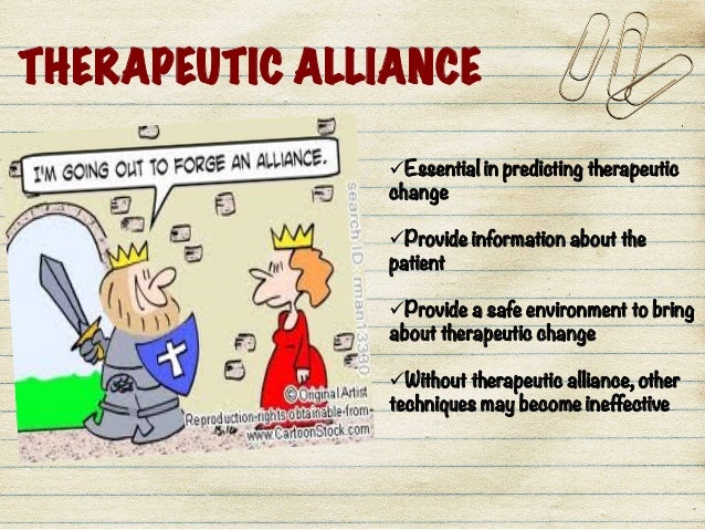 what is therapeutic alliance in nursing