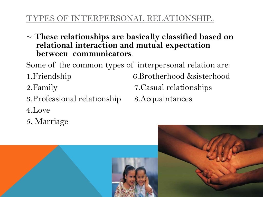 assignment on interpersonal relationship