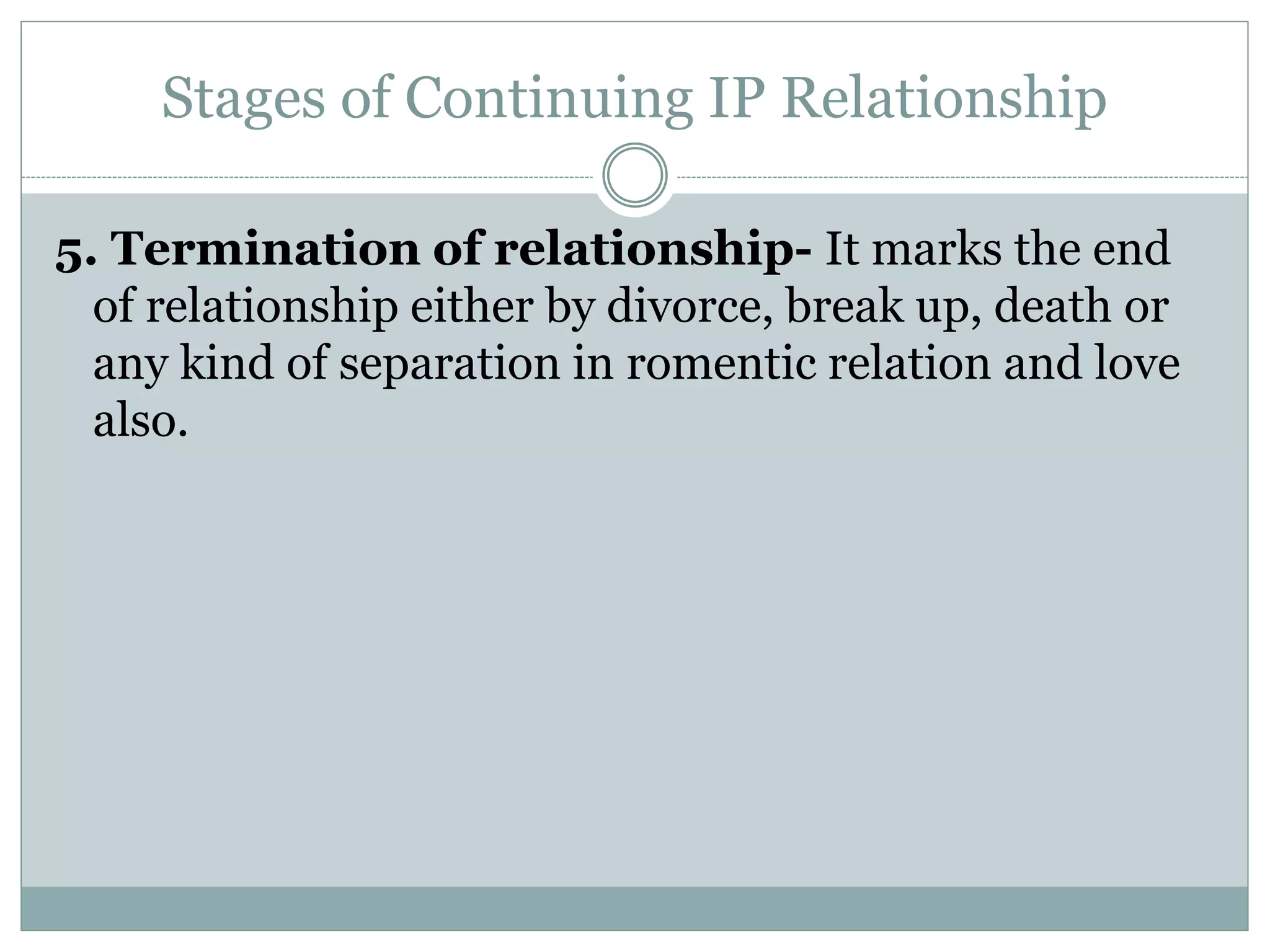 Interpersonal relationship and its stages | PPTX
