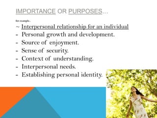 Interpersonal relationship in business environment | PDF