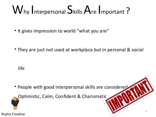 interpersonal skills in the workplace