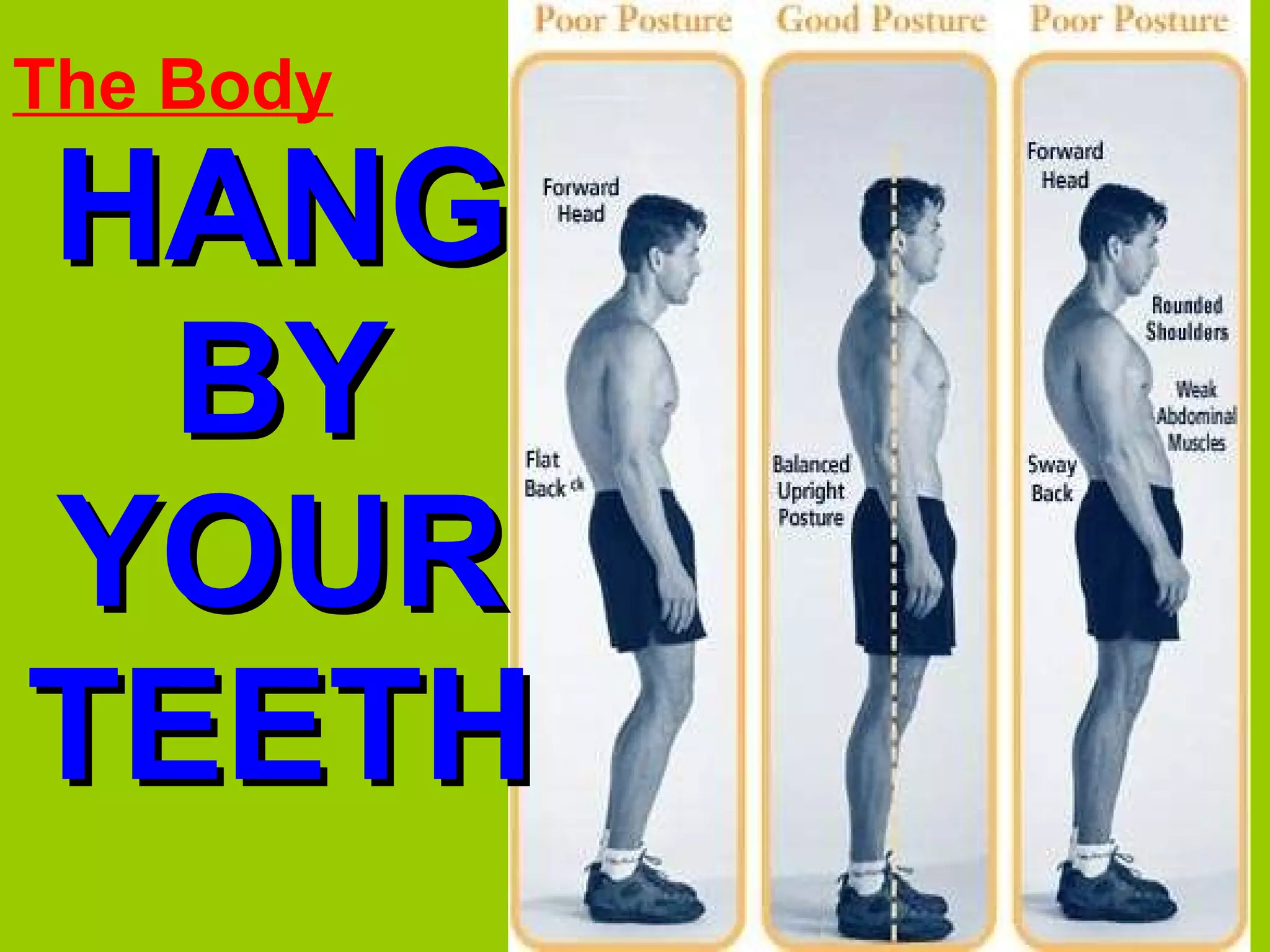 HANG BY YOUR TEETH The Body 