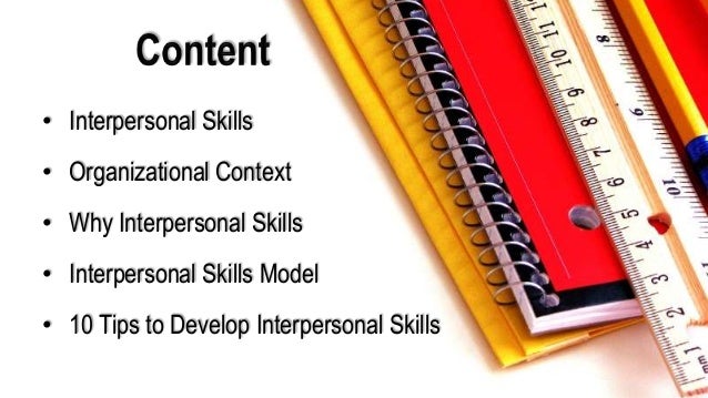 interpersonal ability