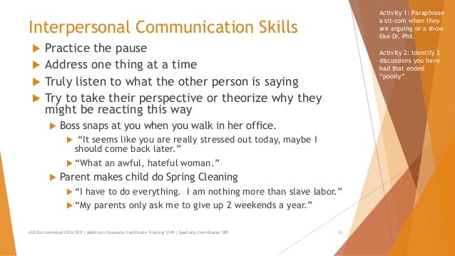 Group Activities For Teaching Interpersonal Skills