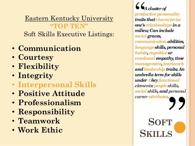 interpersonal skills for you