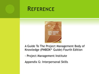 Interpersonal Skills For Project Managers | PDF