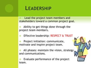 Interpersonal Skills For Project Managers | PDF