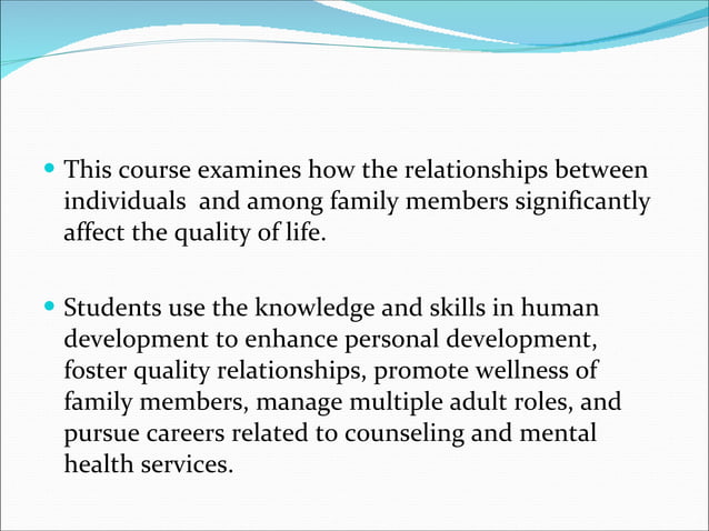 Interpersonal studies | PPT