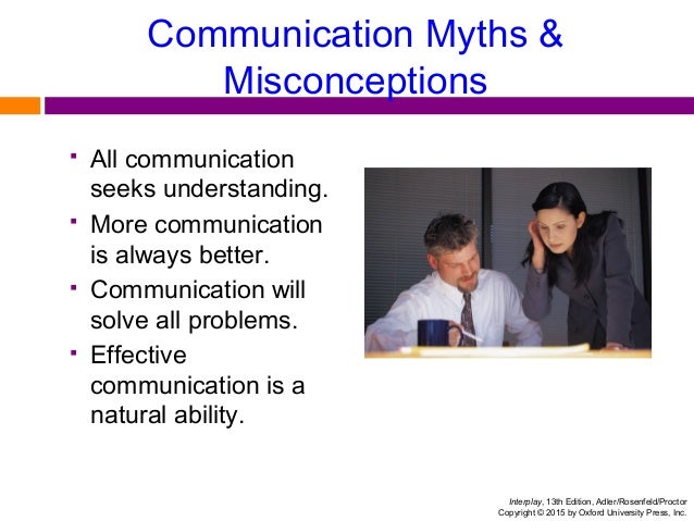 Effective Communication Interpersonal Communication Chapter