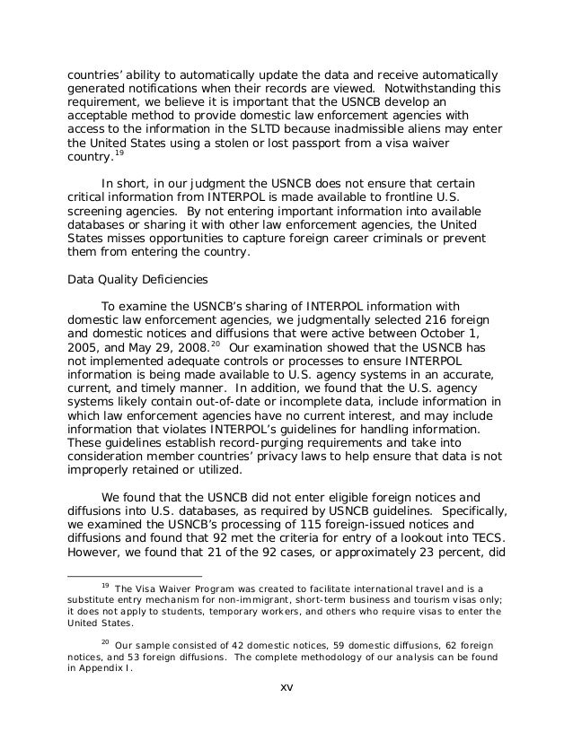 Interpol related cases 2013/36/EE