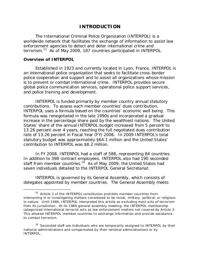 Interpol related cases 2013/36/EE