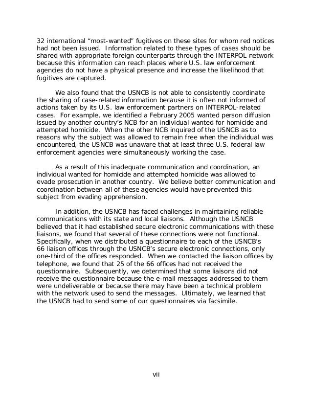 Interpol related cases 2013/36/EE