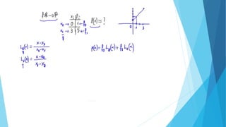 Interpolación polinómica de lagrange
