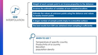Interpolation techniques in ArcGIS | PDF