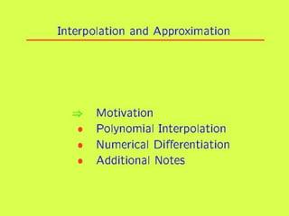 Interpolation 2