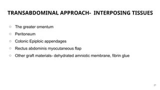 Interposing flaps or grafts in Vesico vaginal fistula seminar 2.pptx