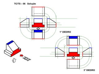 1° DIEDRO
3° DIEDRO
TC/TS – 06 Solução
 