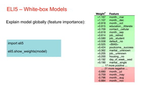 Interpretable ML | PPT