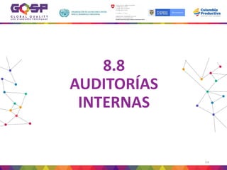 156
8.8
AUDITORÍAS
INTERNAS
 